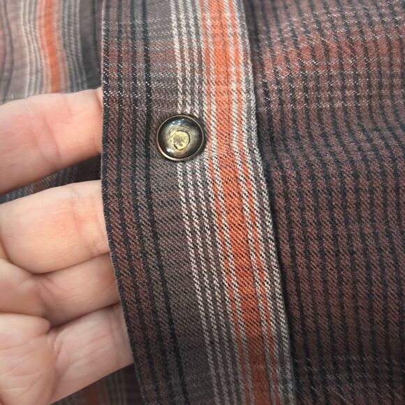 Powder River outfitters men's panhandle slim western Snap Front Shirt long sleev - Picture 3 of 11